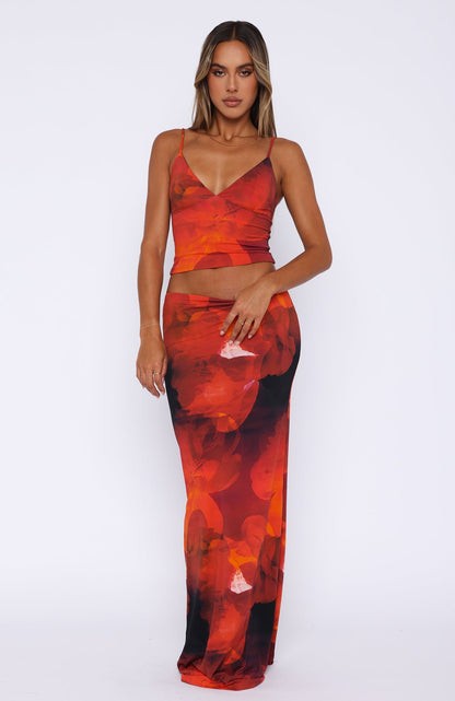 Zahara Top & Skirt Set