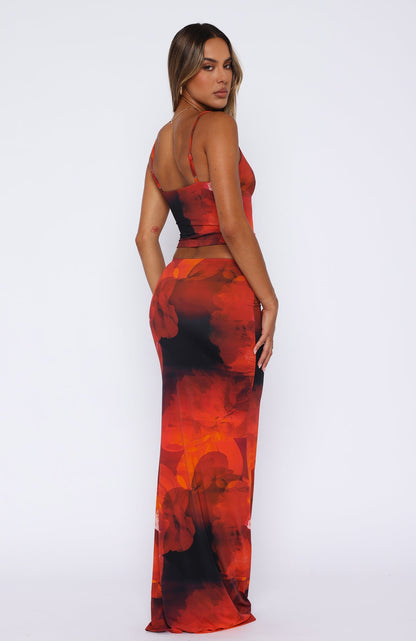 Zahara Top & Skirt Set