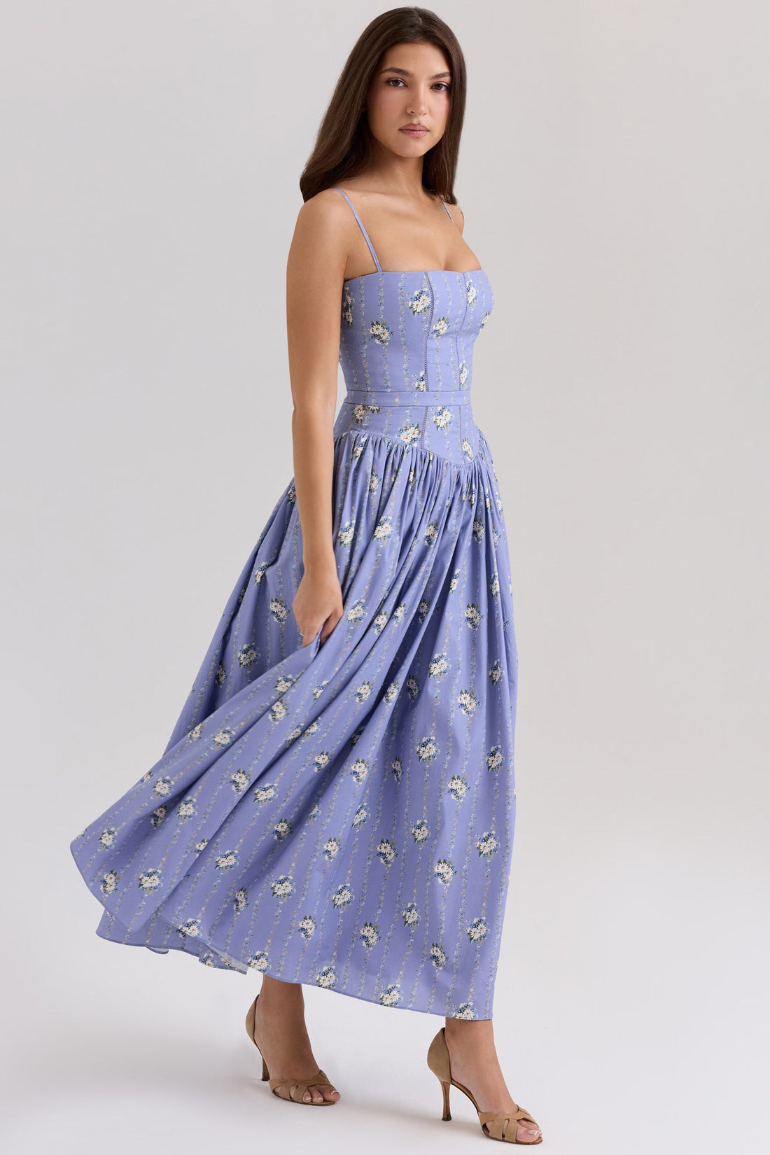 ‘Ciara’ Cotton Maxi Sundress