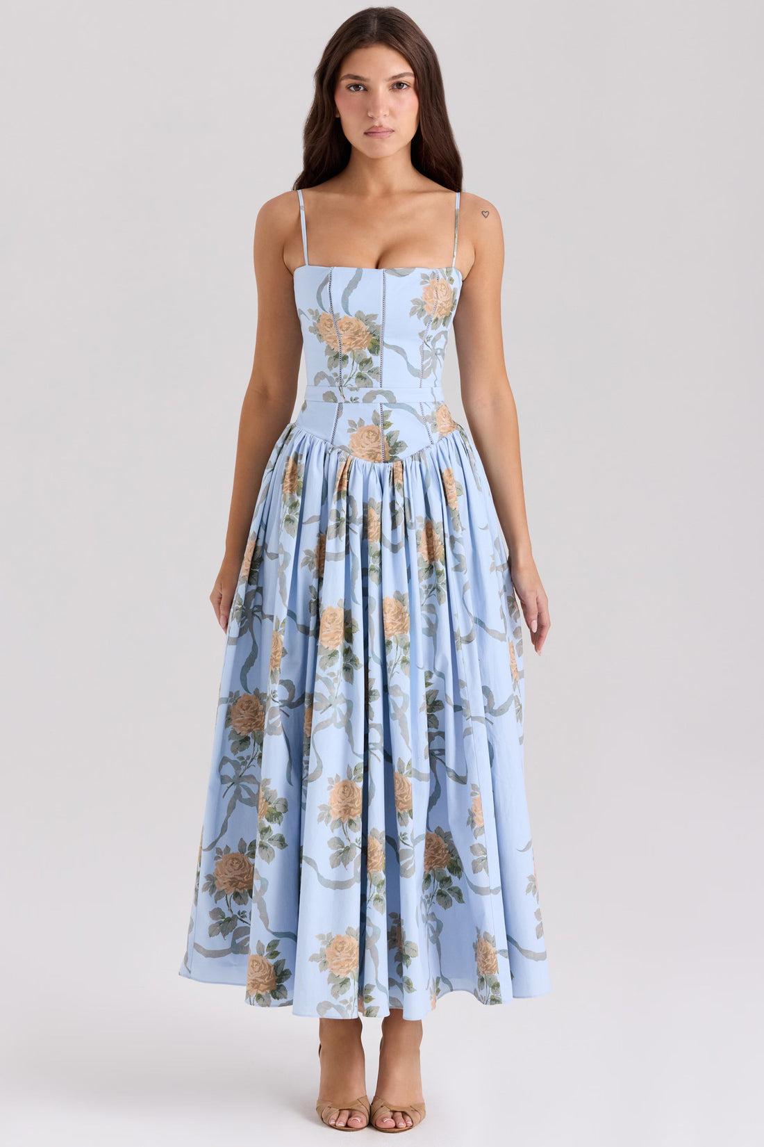 ‘Ciara’ Cotton Maxi Sundress