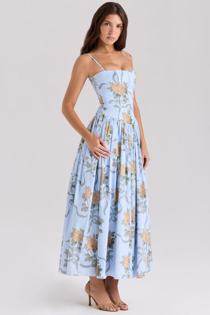 ‘Ciara’ Cotton Maxi Sundress