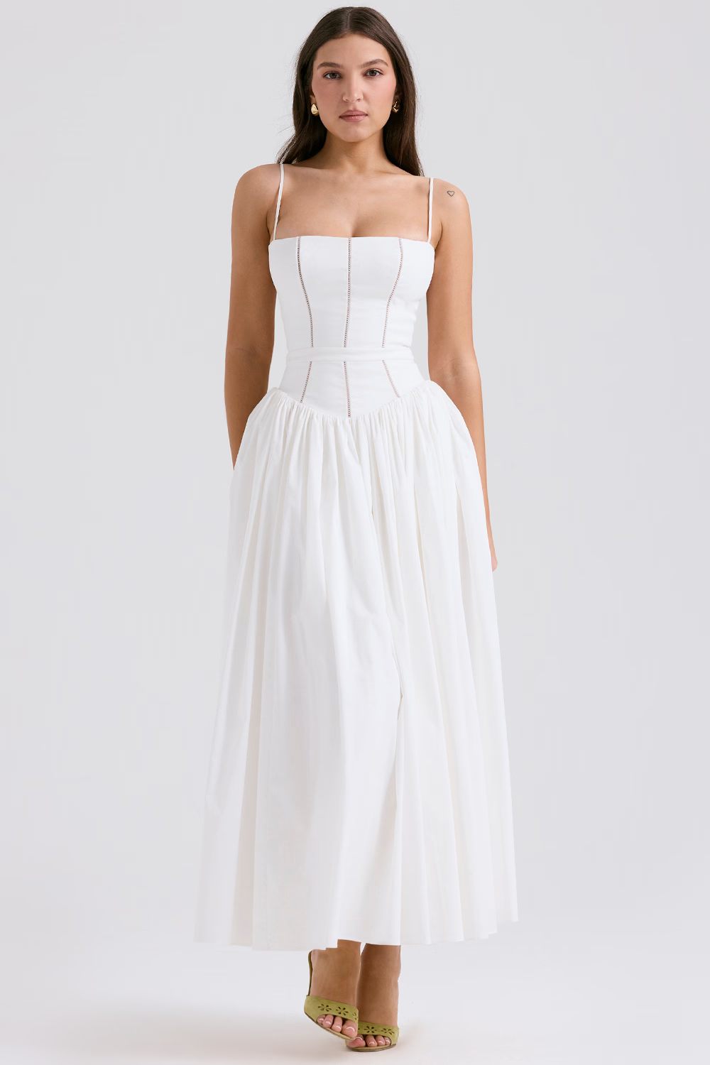 ‘Ciara’ Cotton Maxi Sundress
