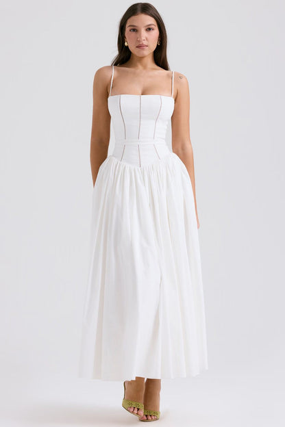 ‘Ciara’ Cotton Maxi Sundress