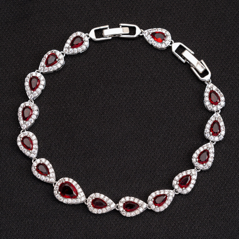 Icy Tear Drop Bracelet