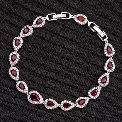Icy Tear Drop Bracelet