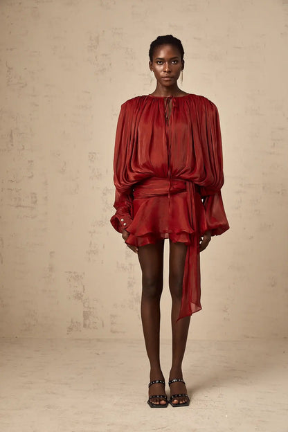 Vivienne Long Sleeve Mini Dress