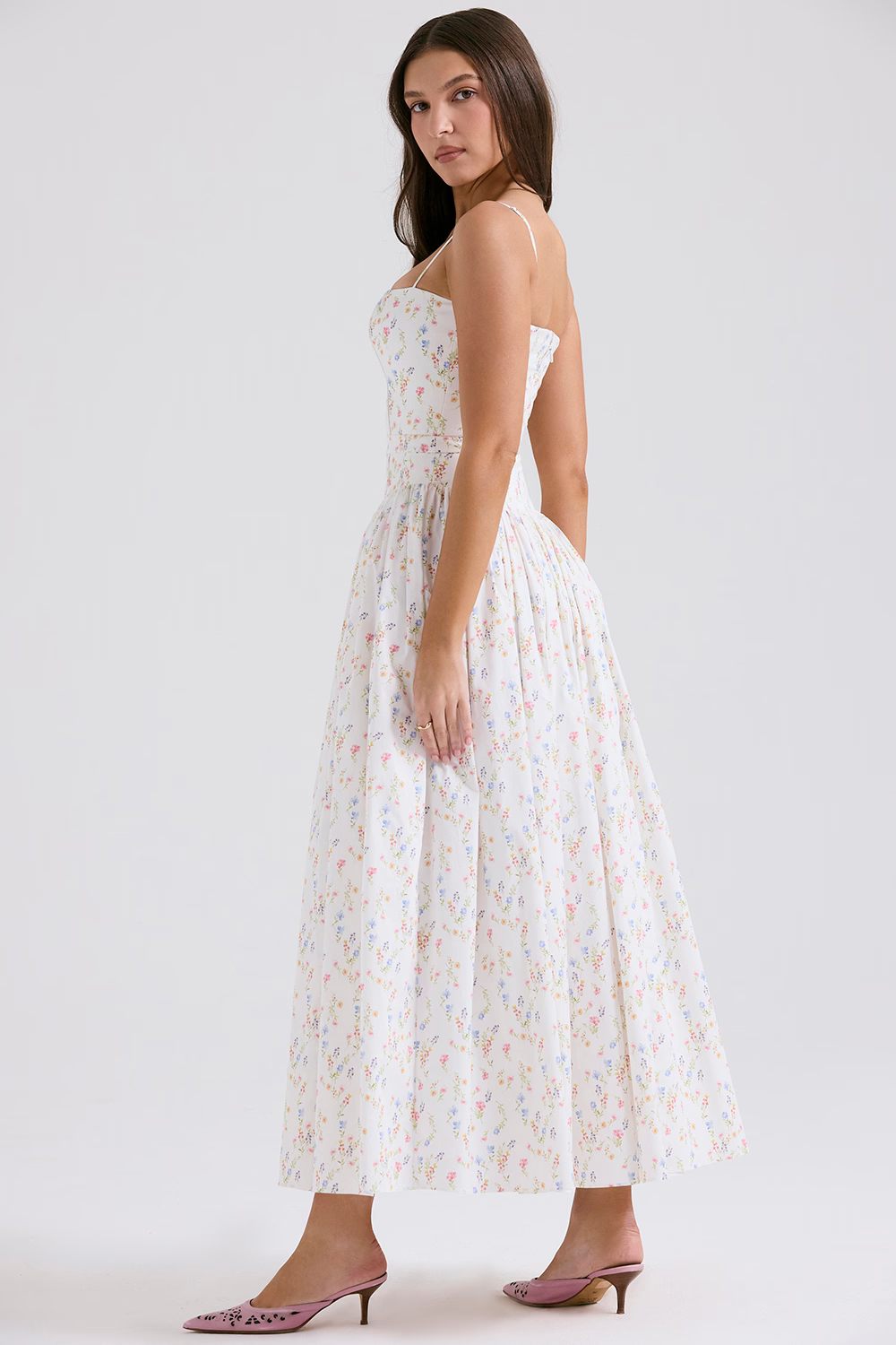 ‘Ciara’ Cotton Maxi Sundress