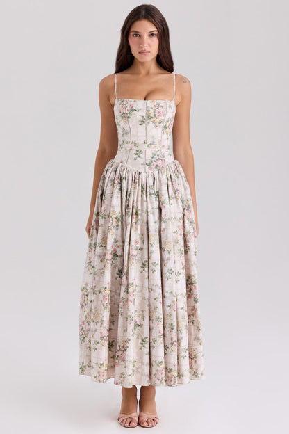 ‘Ciara’ Cotton Maxi Sundress