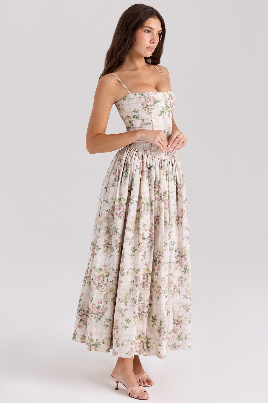 ‘Ciara’ Cotton Maxi Sundress