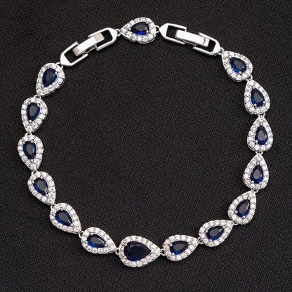 Icy Tear Drop Bracelet