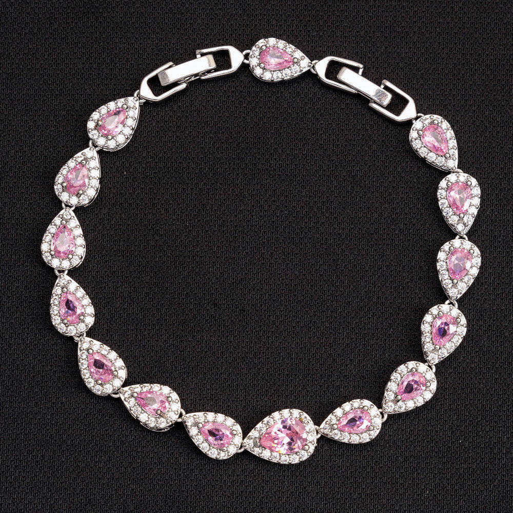 Icy Tear Drop Bracelet