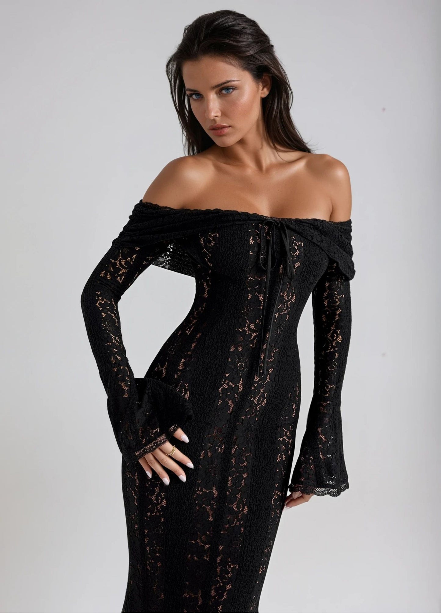 Claire Lace Maxi Dress