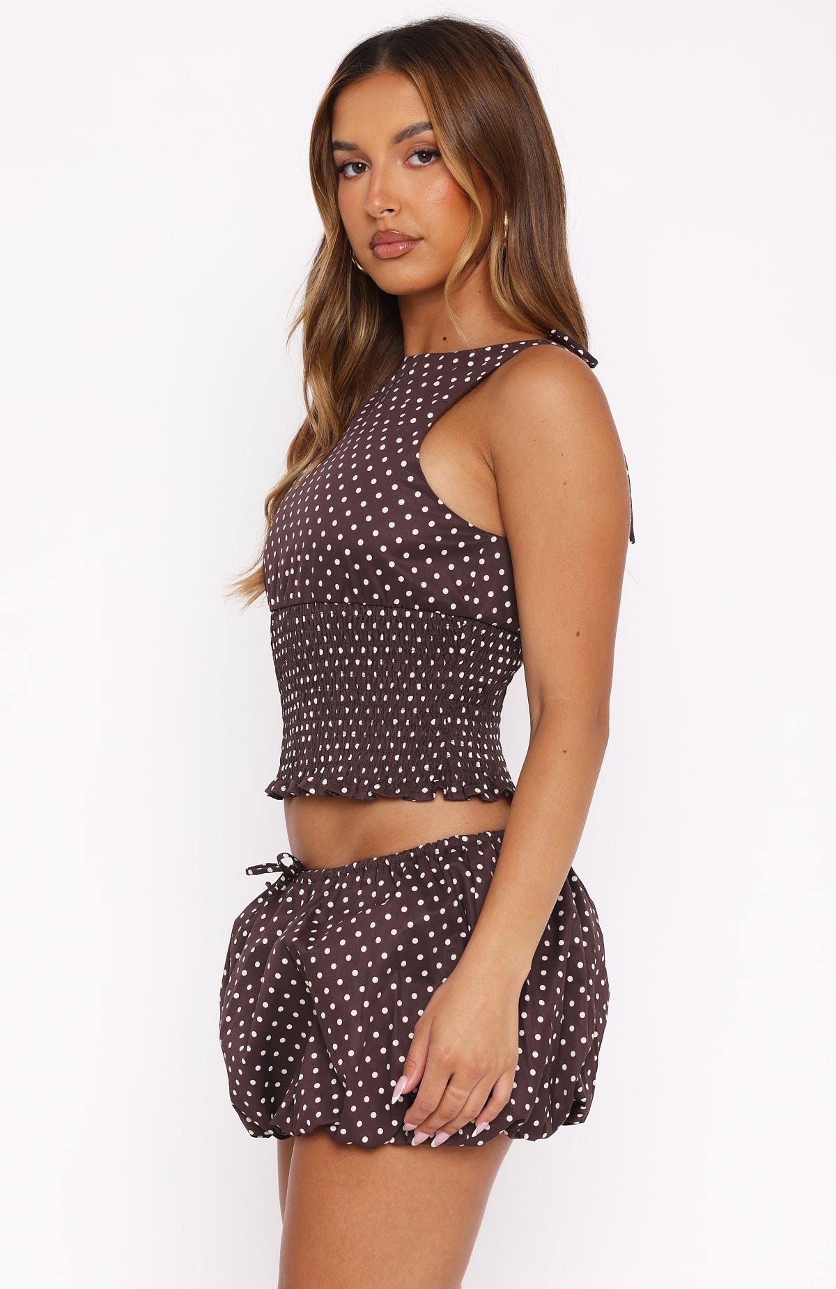 Francesca Polka Dot Mini Skort