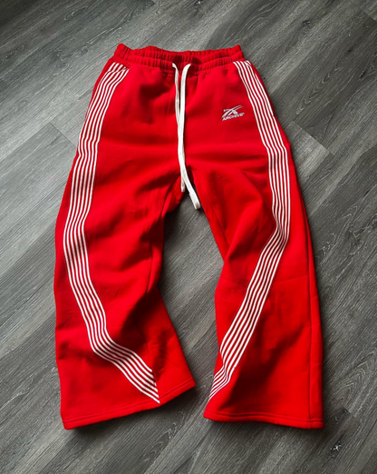 "Archive" Striped Baggy Sweatpants