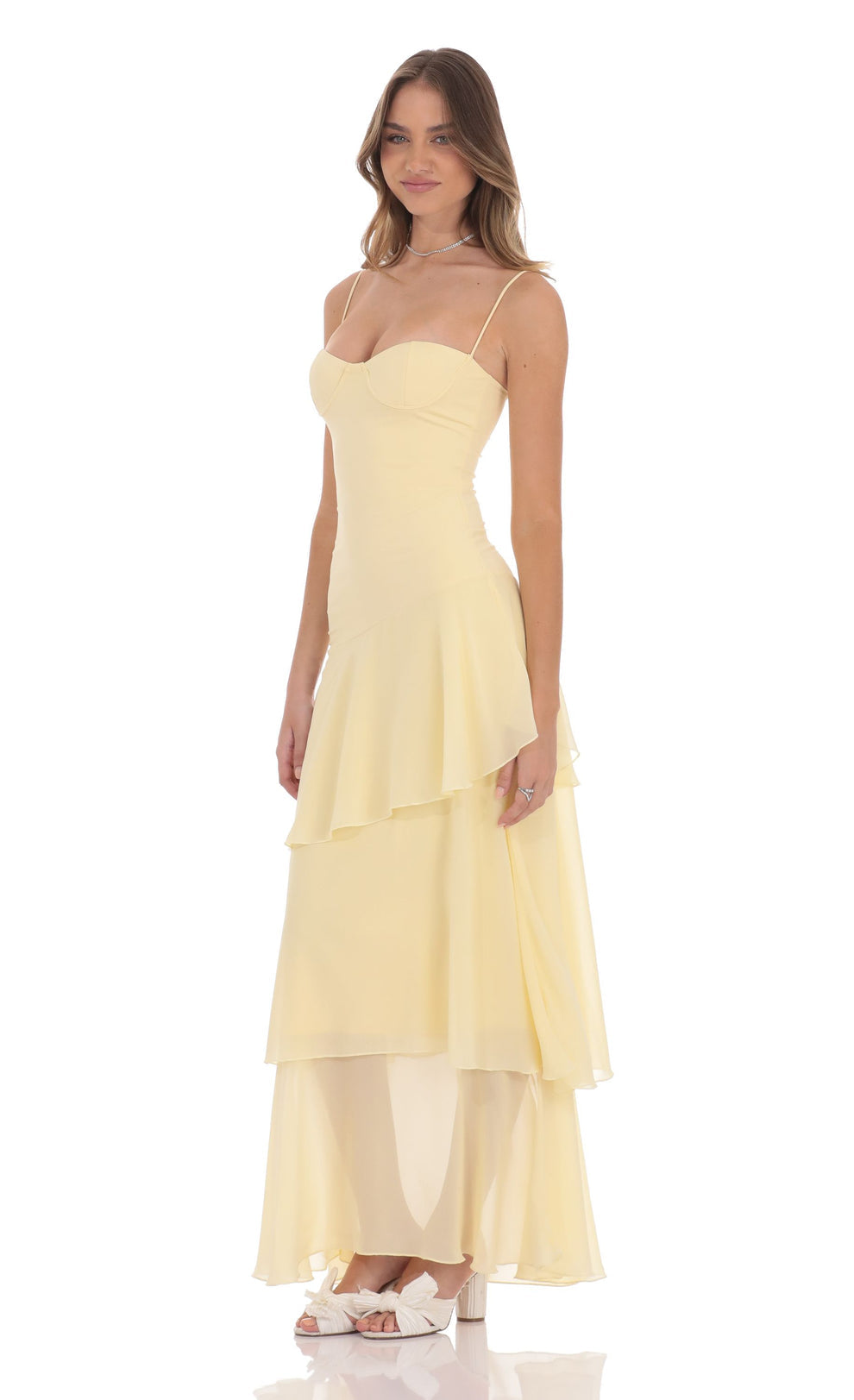 Ferina Ruffle Maxi Dress